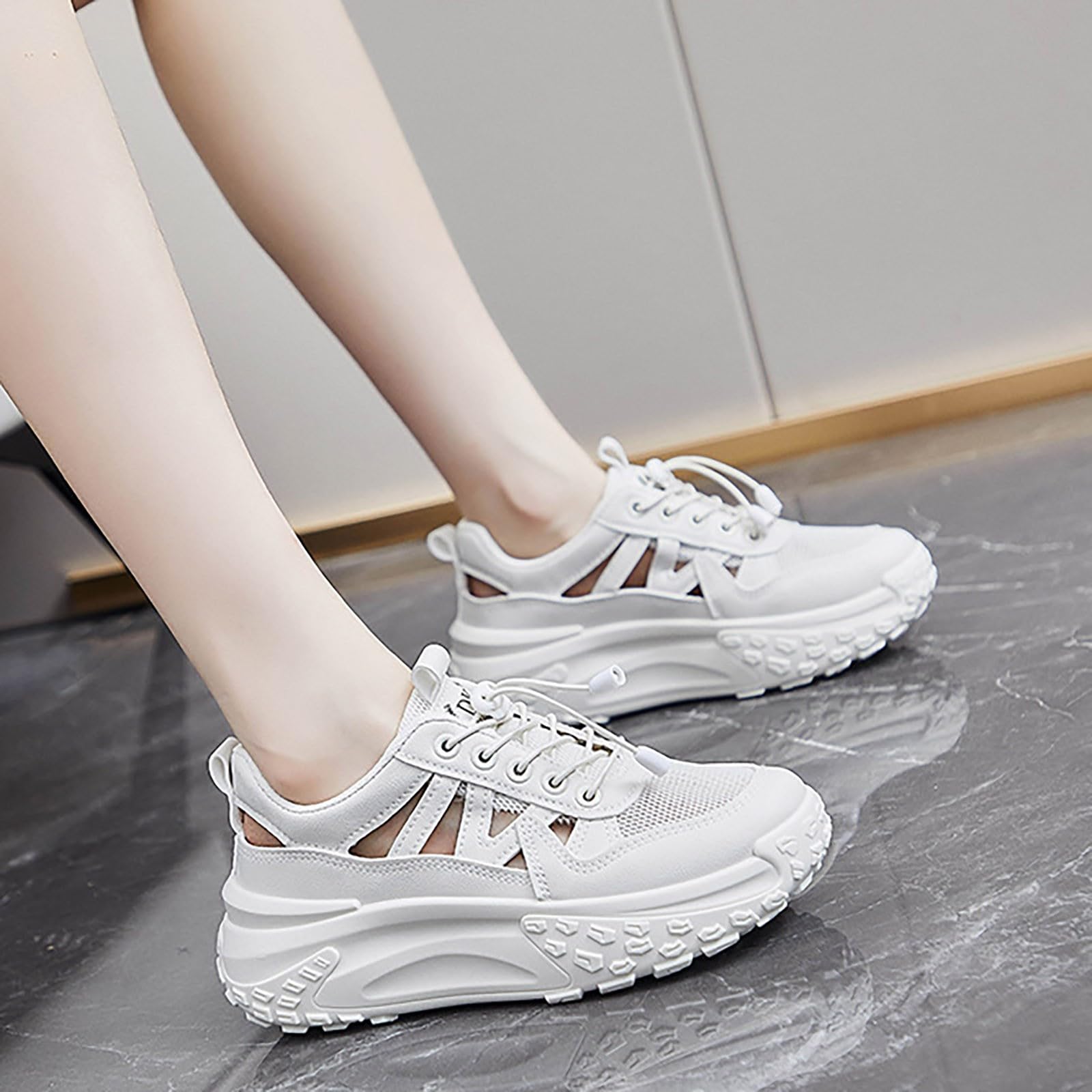Scarpe Palestra Donna Pianta Larga Comode Scarpe Antiscivolo Donna