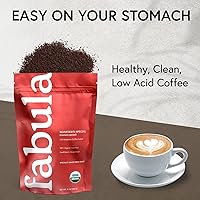 Vista 20 de Fabula Coffee Decaf Dark Roast Freshly Ground - Organic - Low Acid - Single Origin - Non-GMO - Mold Free - 12 Ounces