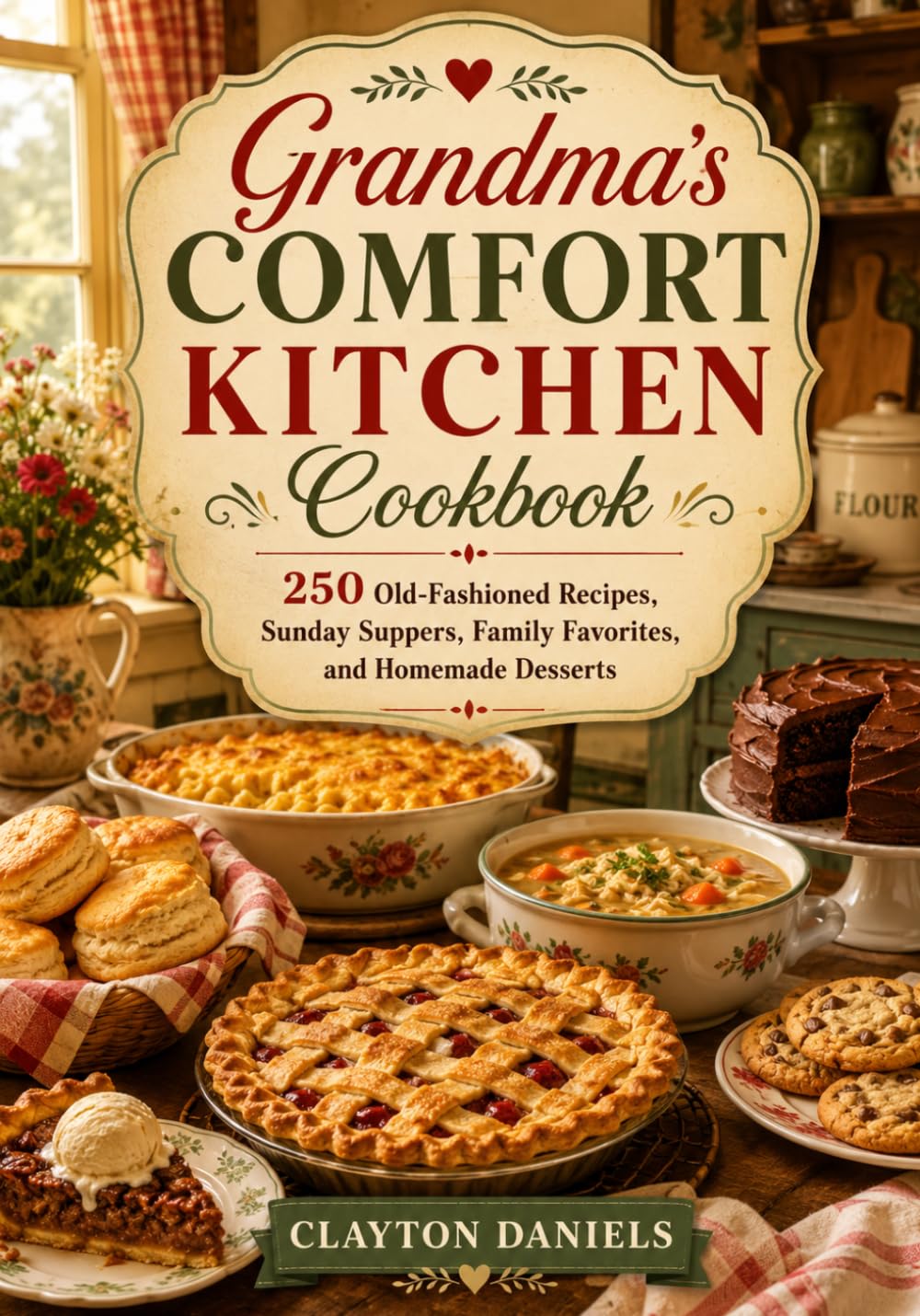 Grandma’s Comfort Kitchen Cookbook: 250 Old-Fashioned Recipes, Sunday Suppers, Family Favorites, and Homemade Desserts