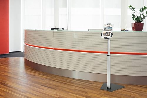 Miniatura 6 de Mount-It! Quiosco universal antirrobo del soporte del piso de la tableta - Soporte de piso del quiosco ajustable en altura - Soporte de montaje