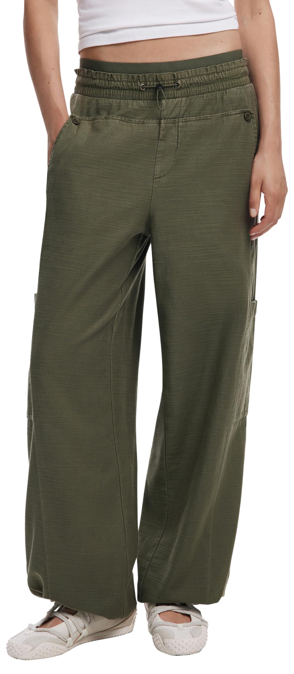 Pantalon Trapa décontracté khaki 4002 XL en coton extensible