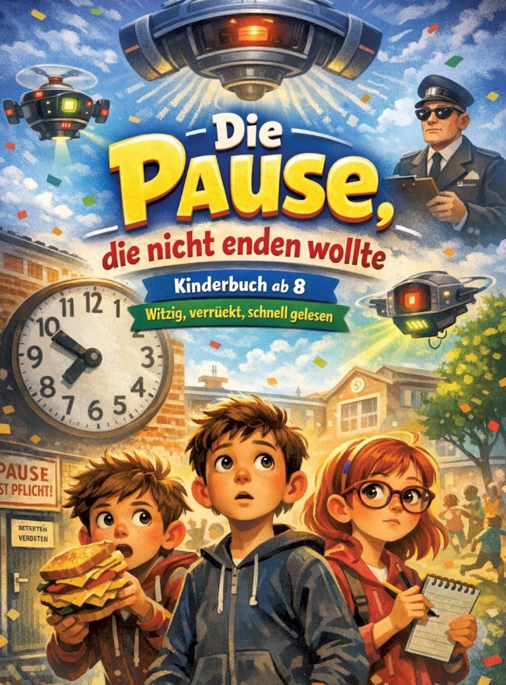 Die Pause, die nicht enden wollte: Kinderbuch ab 8 Witzig, verrückt, schnell gelesen