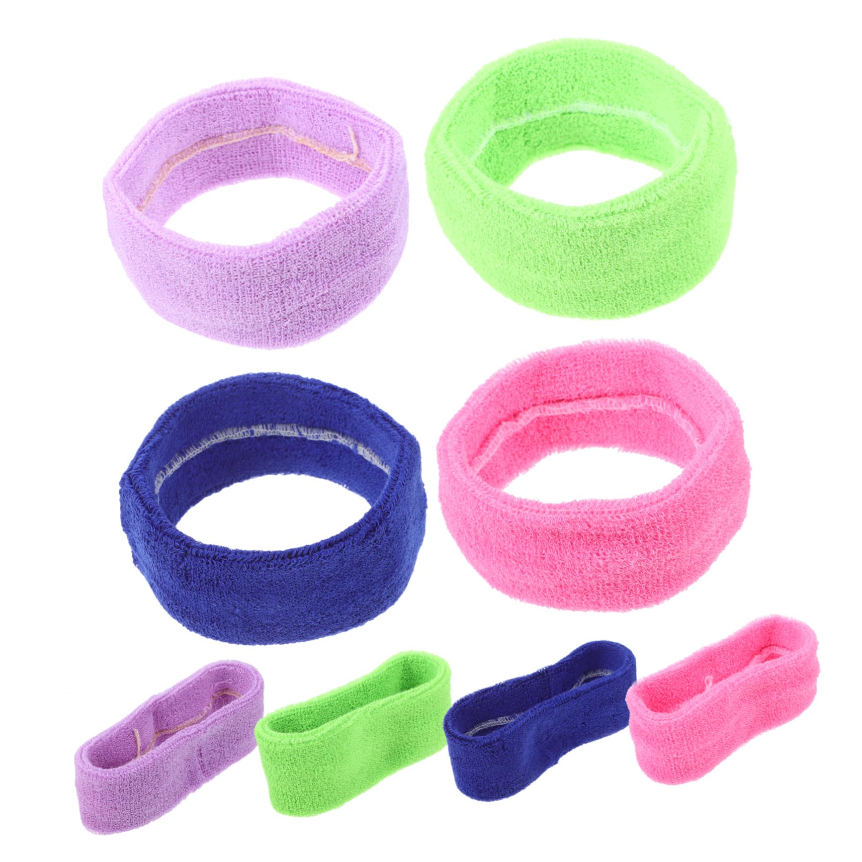 ibasenice Fascia Assorbente Del Sudore Traspirante Banda Per Fasce Per Elastico Comoda Fascia Per La Testa Fascia Creativa Filato Di Poliestere