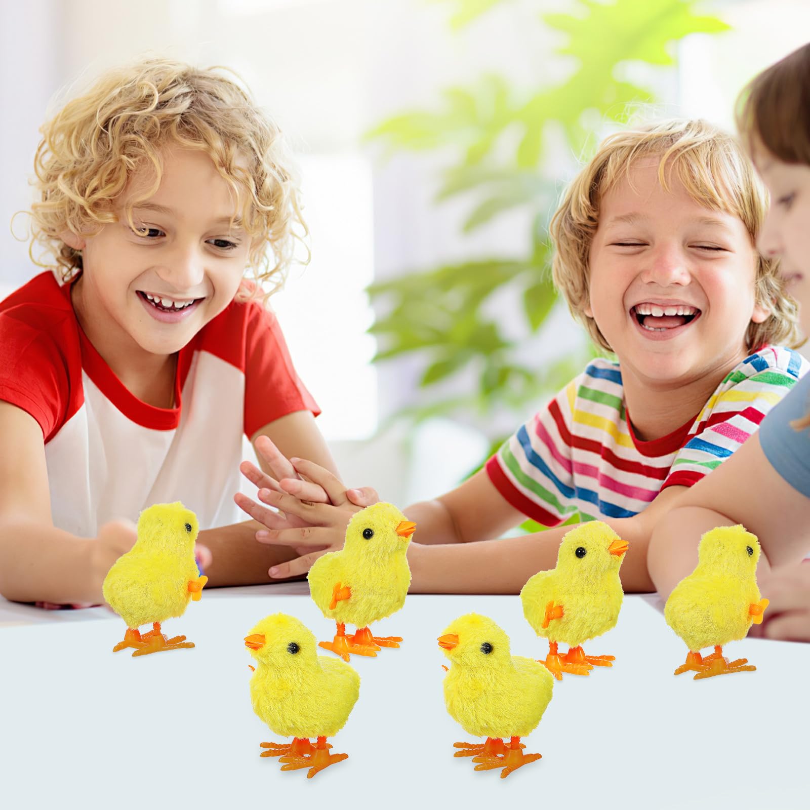 Juguete De Cuerda Pollito Corredor De 8,5 Cm – Pollito Saltarín Interactivo De ABS Sin Pilas, Regalo Divertido Para Pascua Y Cumpleaños