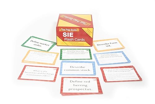 SIE Exam Prep Study Cards: SIE Test Prep 2024-2025 with Practice Questions for the Securities Industry Essentials Exam [Full Color Cards]