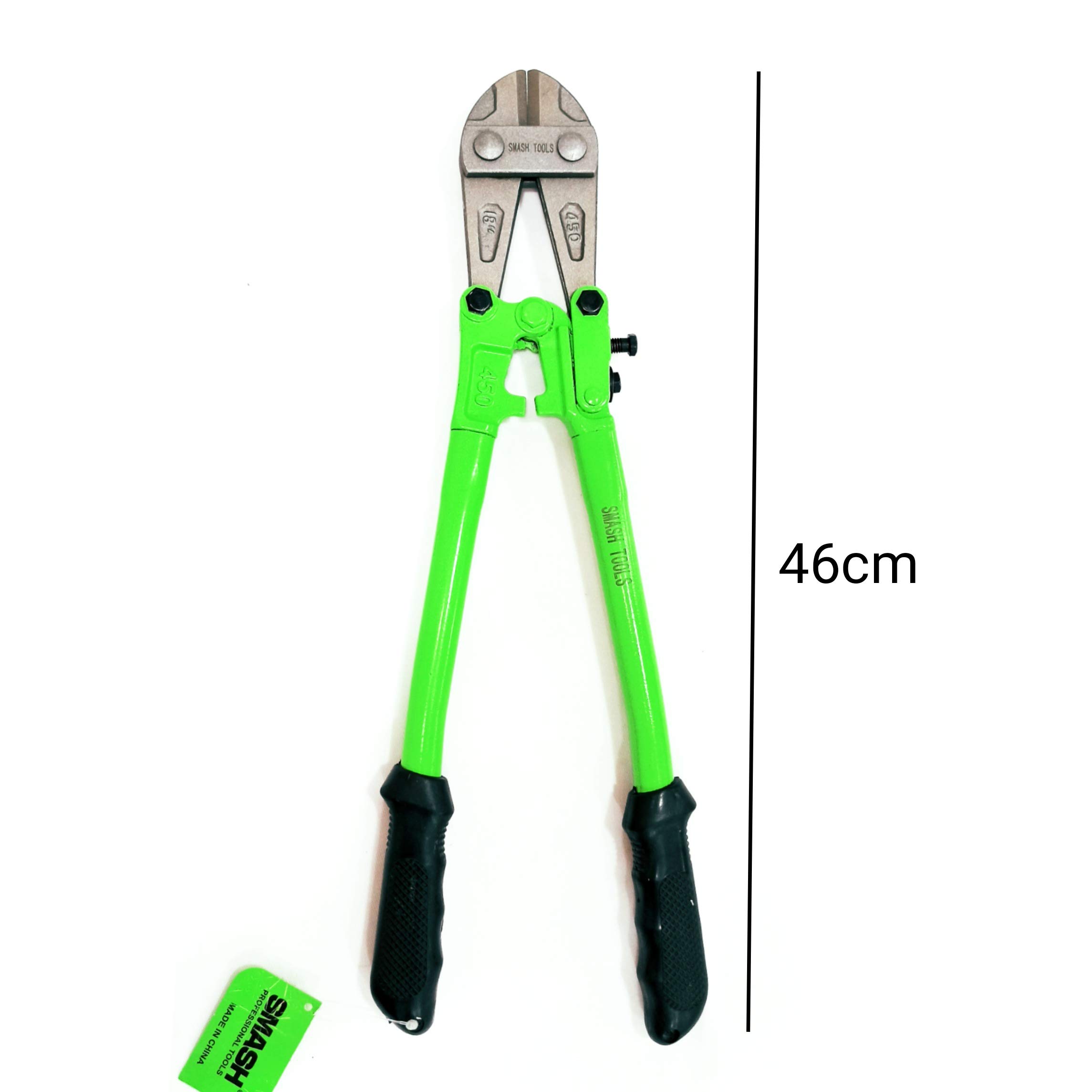 DARIT Smash Bolt Cutter, Heavy Duty Steel Chrome Alloy Jaws, Compound Cutting Chain Lock, Cable & Wire Mesh, Bi-Material Comfortable Ergonomic Shape Soft Rubber Grip Thick Handle (18 INCHES) 3