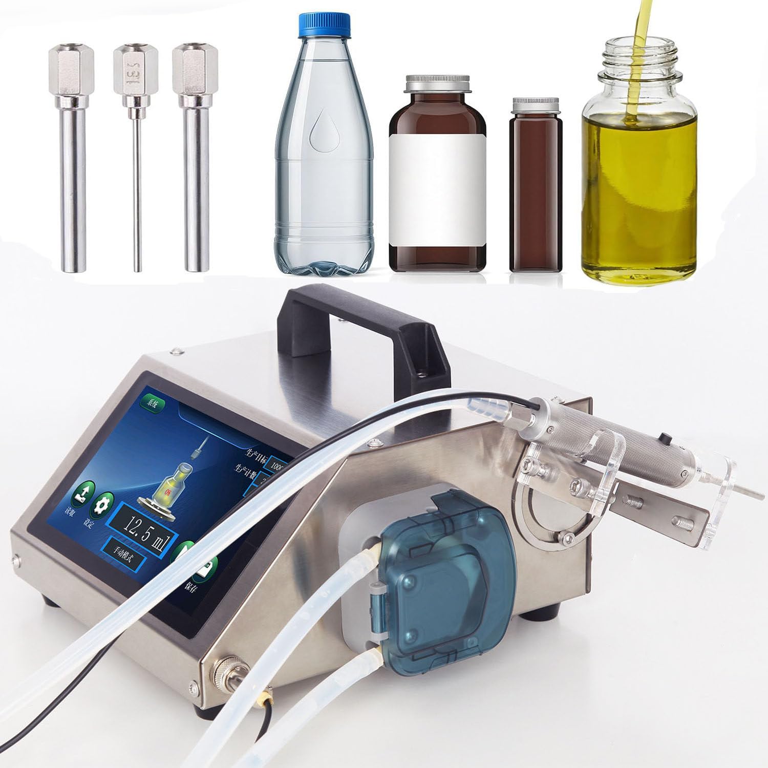 Dispensador de perfume digital de acero inoxidable para llenado de líquidos