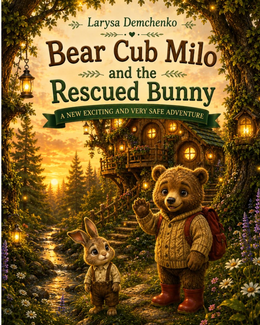 Bear Cub Milo and the Rescued Bunny (Milo the Bear and his adventures in the magical forest)