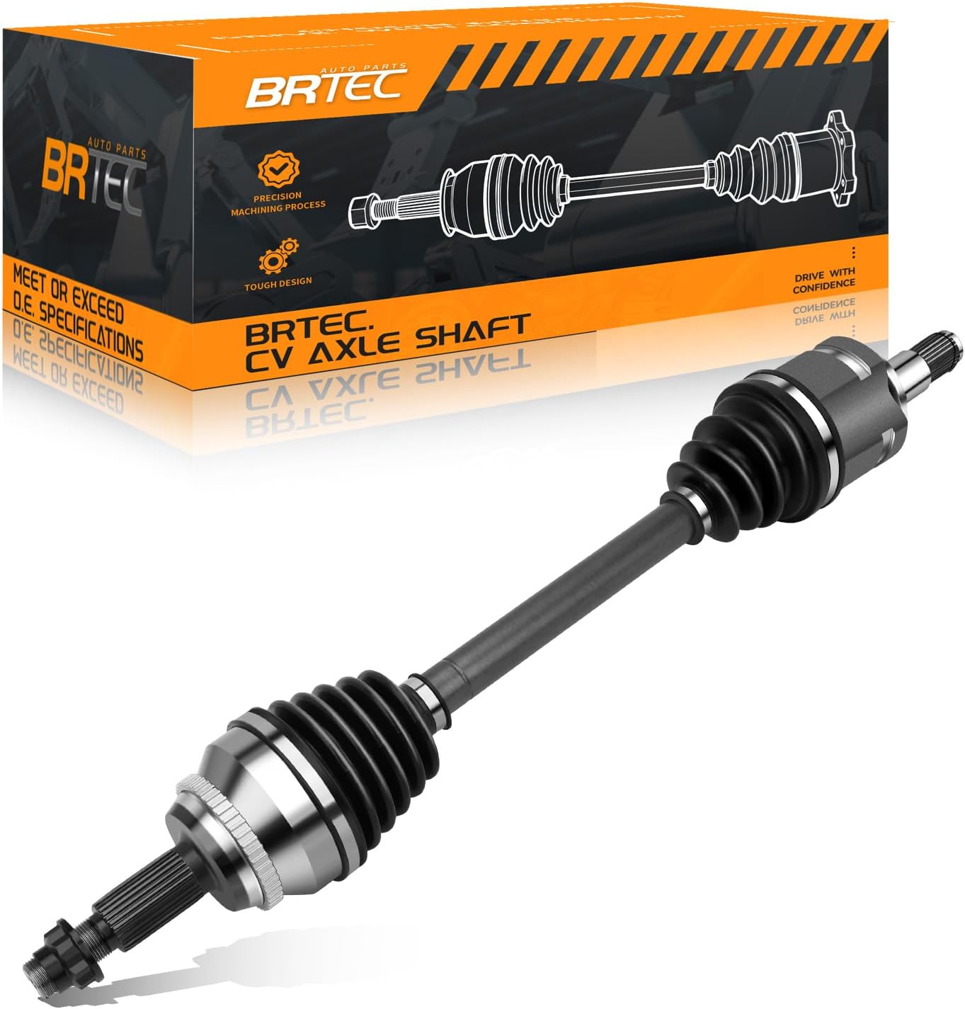 FWD Front CV Axle Shaft Assembly Compatible for Toyota Sienna 2004-2006 V6 3.3L, Sienna 2007-2010 V6 3.5L - Driver Side, 4342008020