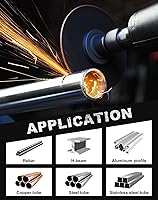 Vista 5 de Ruedas de corte EZARC Paquete de 24, Rueda de corte de 3” x 1/32” x 3/8”, Disco de corte de metal y acero inoxidable para amoladora de troquel