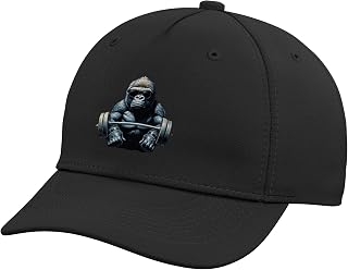 Monkey Gorilla Bodybuilding Muscles Fitness Gym Adjustable Baseball Hat