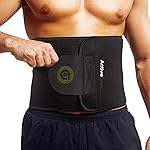 ActiveGear Waist Trimmer Belt for Stomach and Back Lumbar Support, Large: 9 x 46 - Army Green