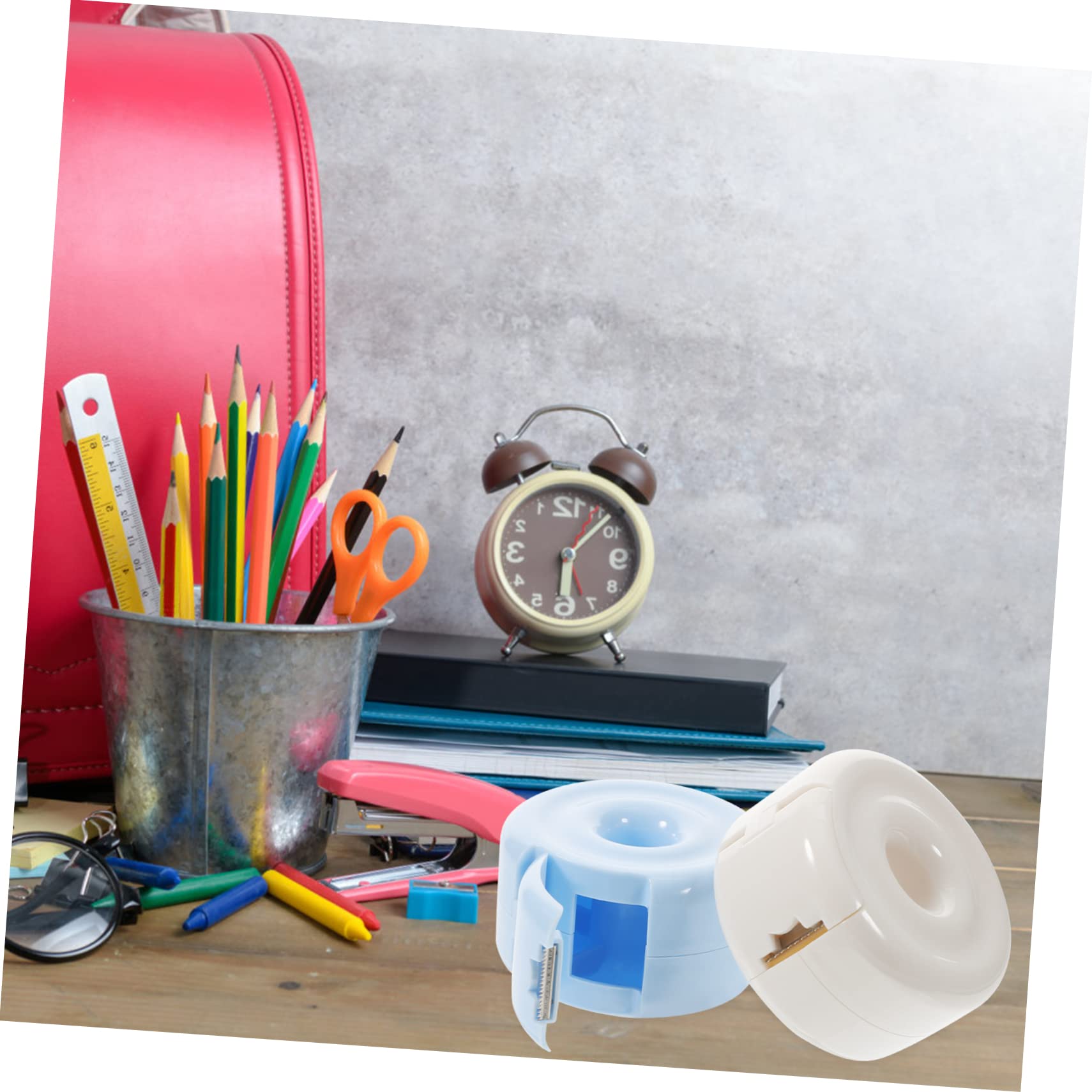 4 Pz Porta Nastro Distributore Di Nastro Portatile Nastro Da Scrivania Simpatico Dispenser Per Nastro Adesivo Porta Nastro Adesivo Mini Forniture Per Ufficio Abs