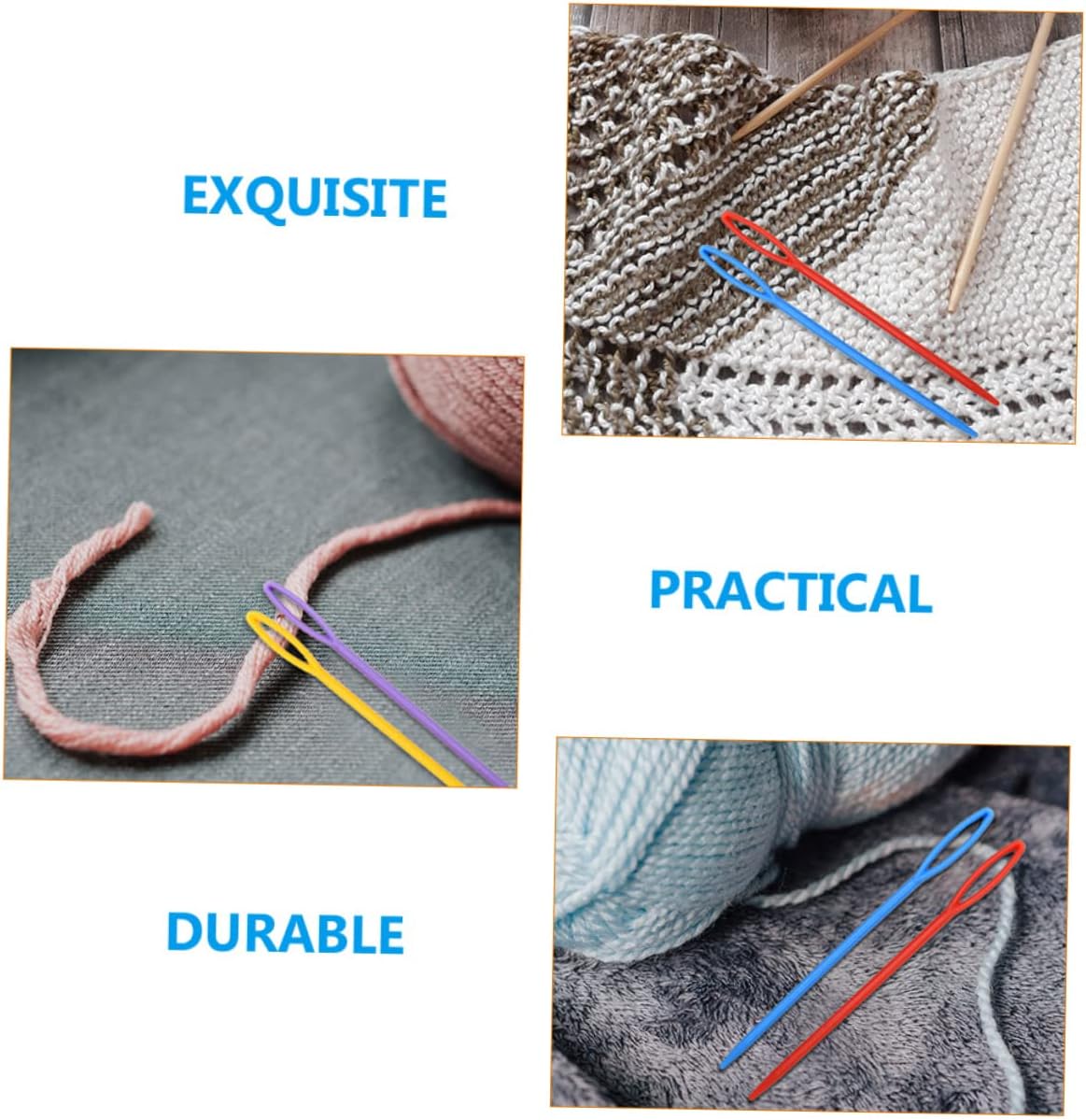 Operitacx Multi-use Sewing Needles Assorted Hand Sewing Tools for Crafts of Needles for Yarn and Embroidery for Home Supplies Easy
