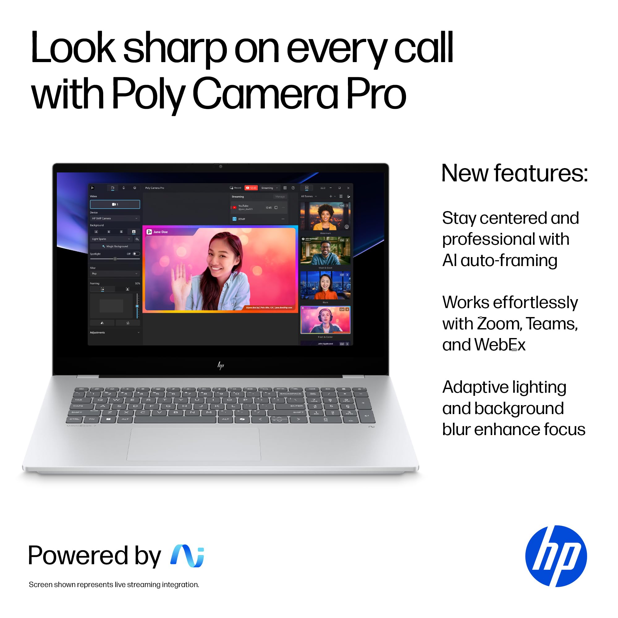 Amazon.com: HP OmniBook 7 AI Laptop, pantalla táctil de 17.3