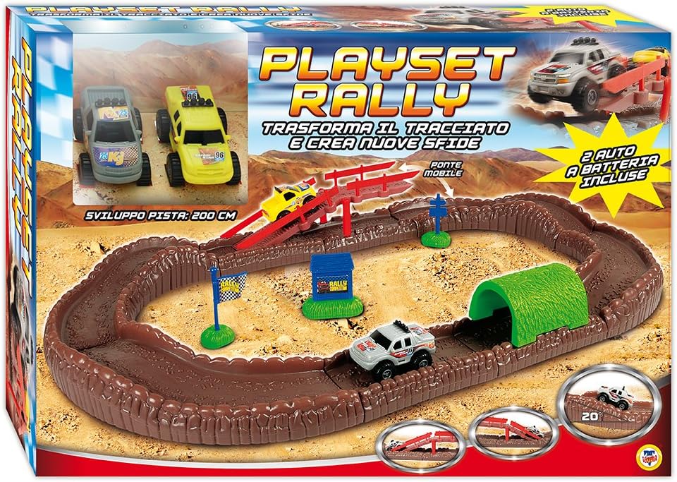 TEOREMA 72997 Rally Track with 2 Cars Included Development 200 cm