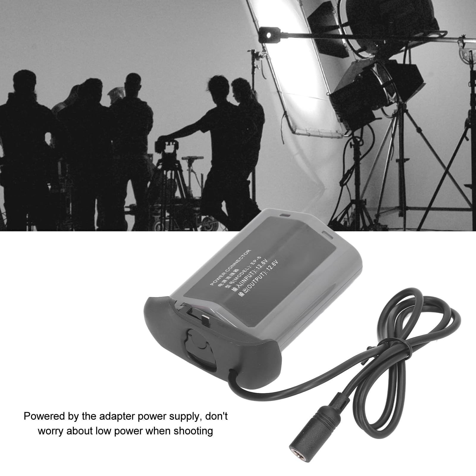 Generic EN EL18 Batteria Fittizia Kit di Alimentatore di Alimentazione CA per Decodifica Completa per D4 D4 D5 D6 di Alimentazione a Lungo Tempo Set per gli Appassionati di Fotografia (Spina europea)