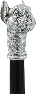 Cavagnini, boxer dog walking stick, customizable, handmade in Italy
