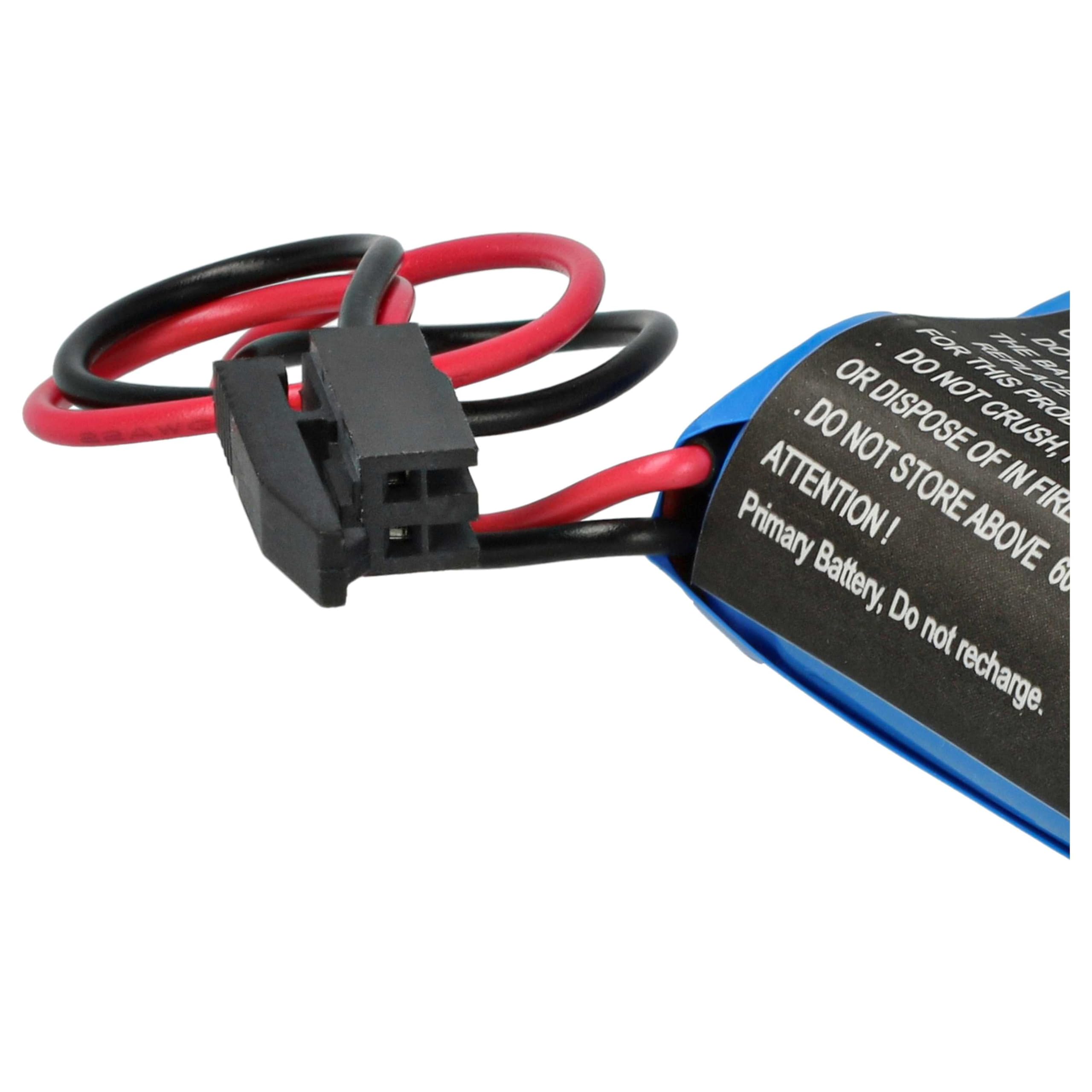 vhbw 5x batteria compatibile con GE/Fanuc A06B-6093-K001, A98L-0031-0011/L Programmable Logic Controller (2200mAh, 6V, Li-MnO2)
