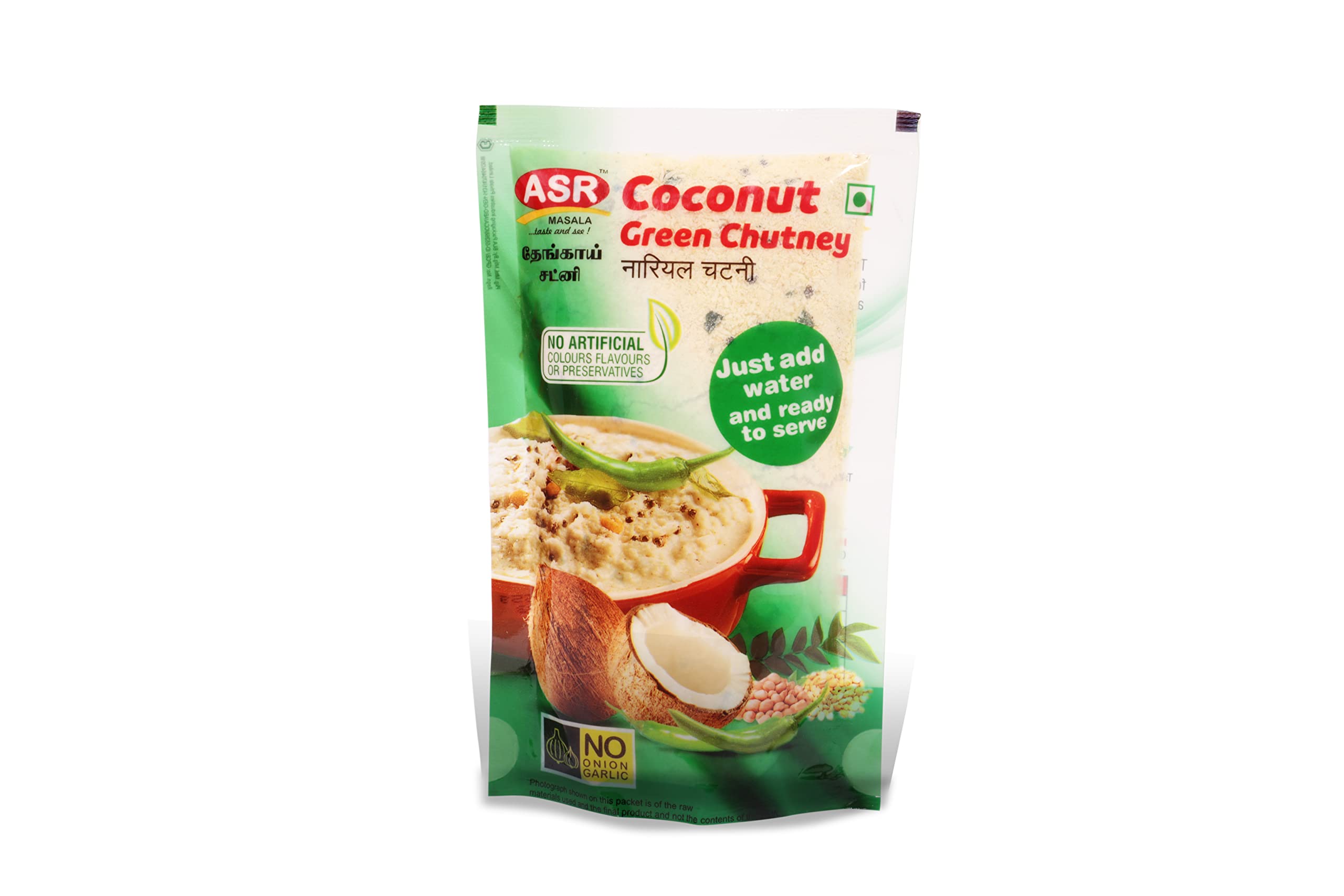 ASR Masala Ready to Mix & Serve (Combo Pack): Sandwich Chutney 100g, Groundnut Chutney 100g, Til Chutney 100g & Vadapav Chutney 100g