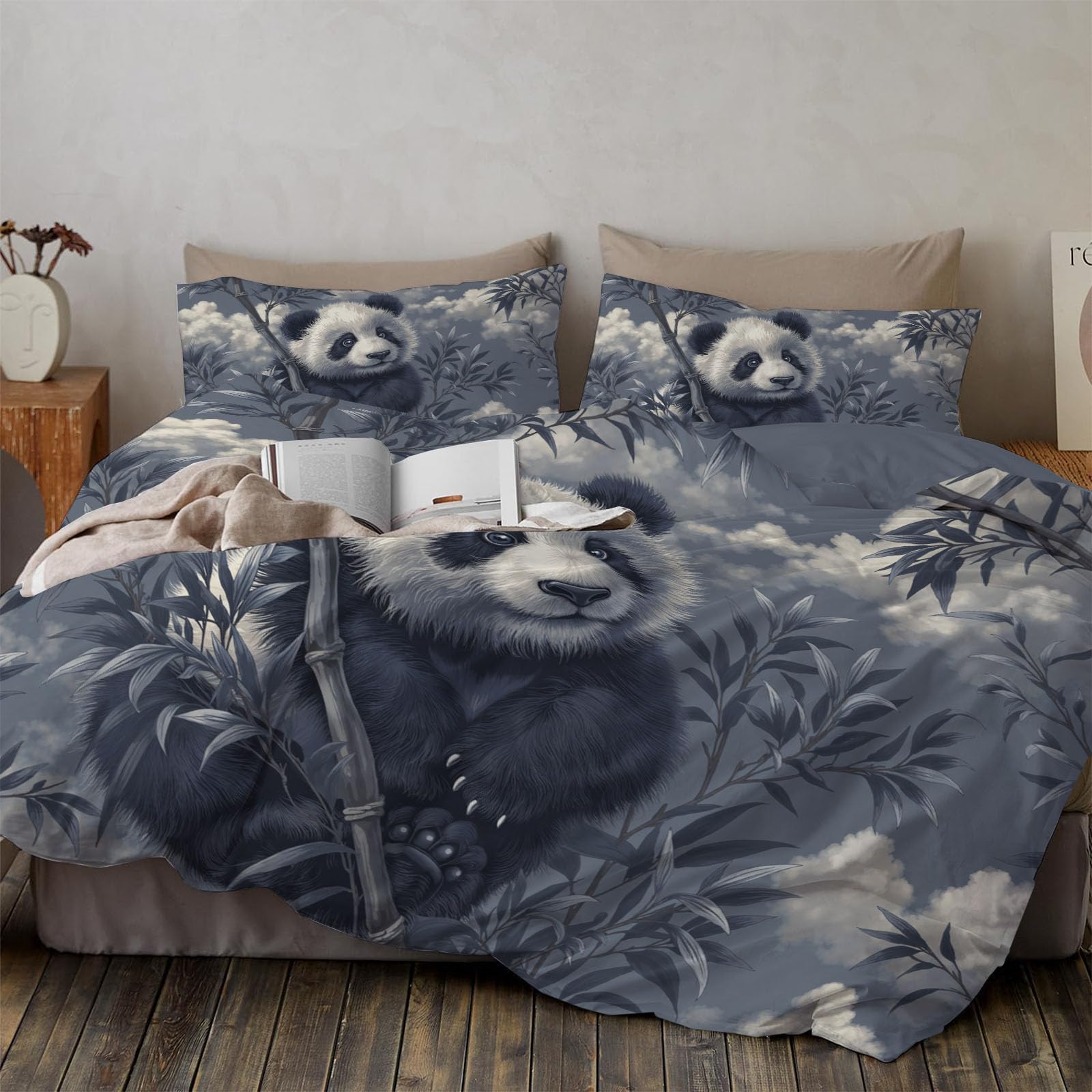Parure de Lit Panda et Forêt de Bambous pour Créer un Cocon Douillet Enfant