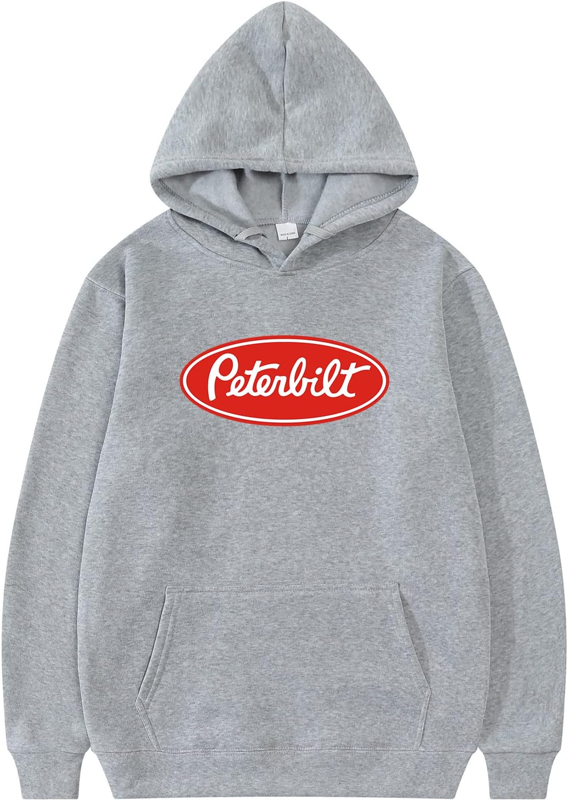 gogoherhomePeterbitl Hoodie for Men Gifts Truck Drivers Funny Soft Sweatshirt Semi Trucker Hooded Pullover