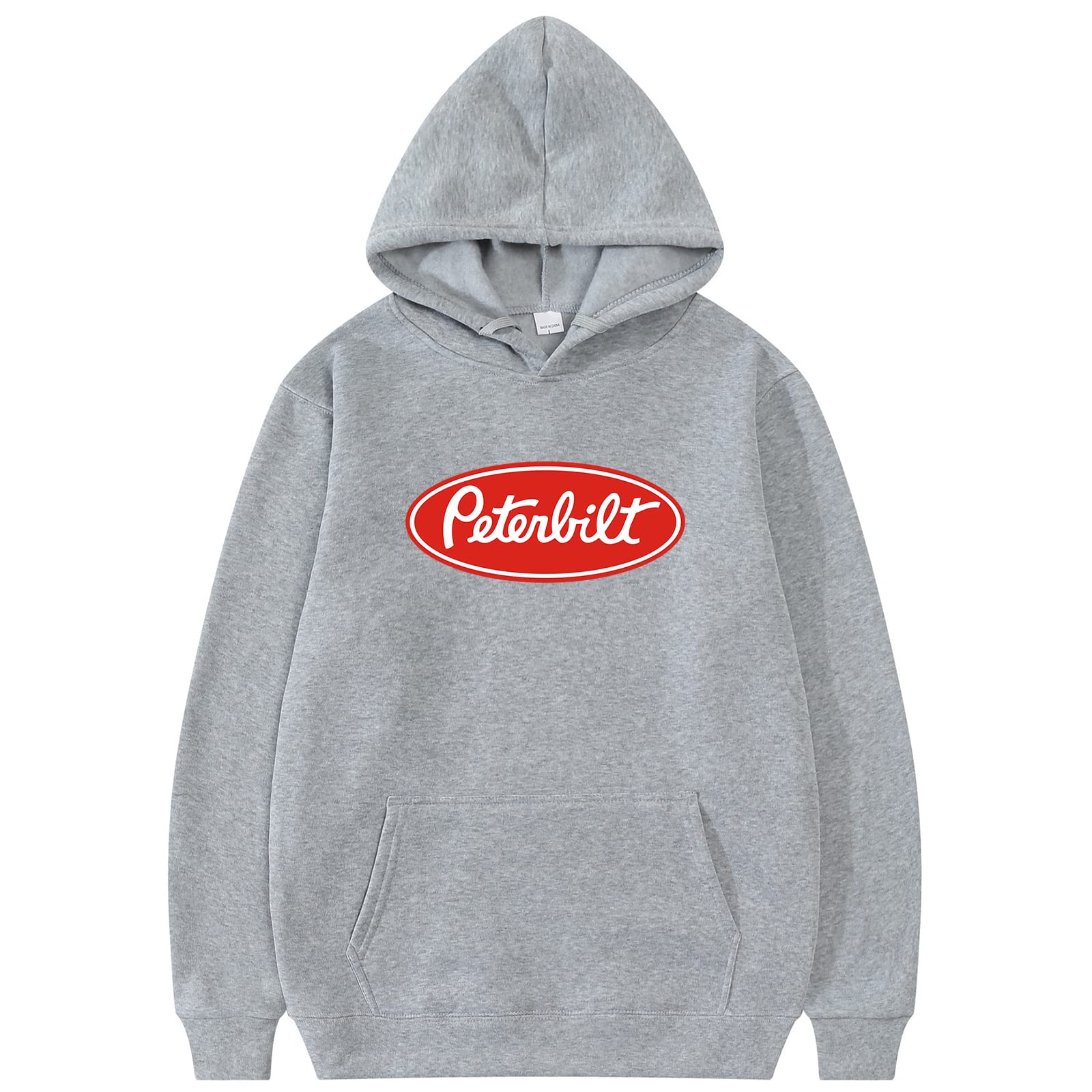 gogoherhomePeterbitl Hoodie for Men Gifts Truck Drivers Funny Soft Sweatshirt Semi Trucker Hooded Pullover