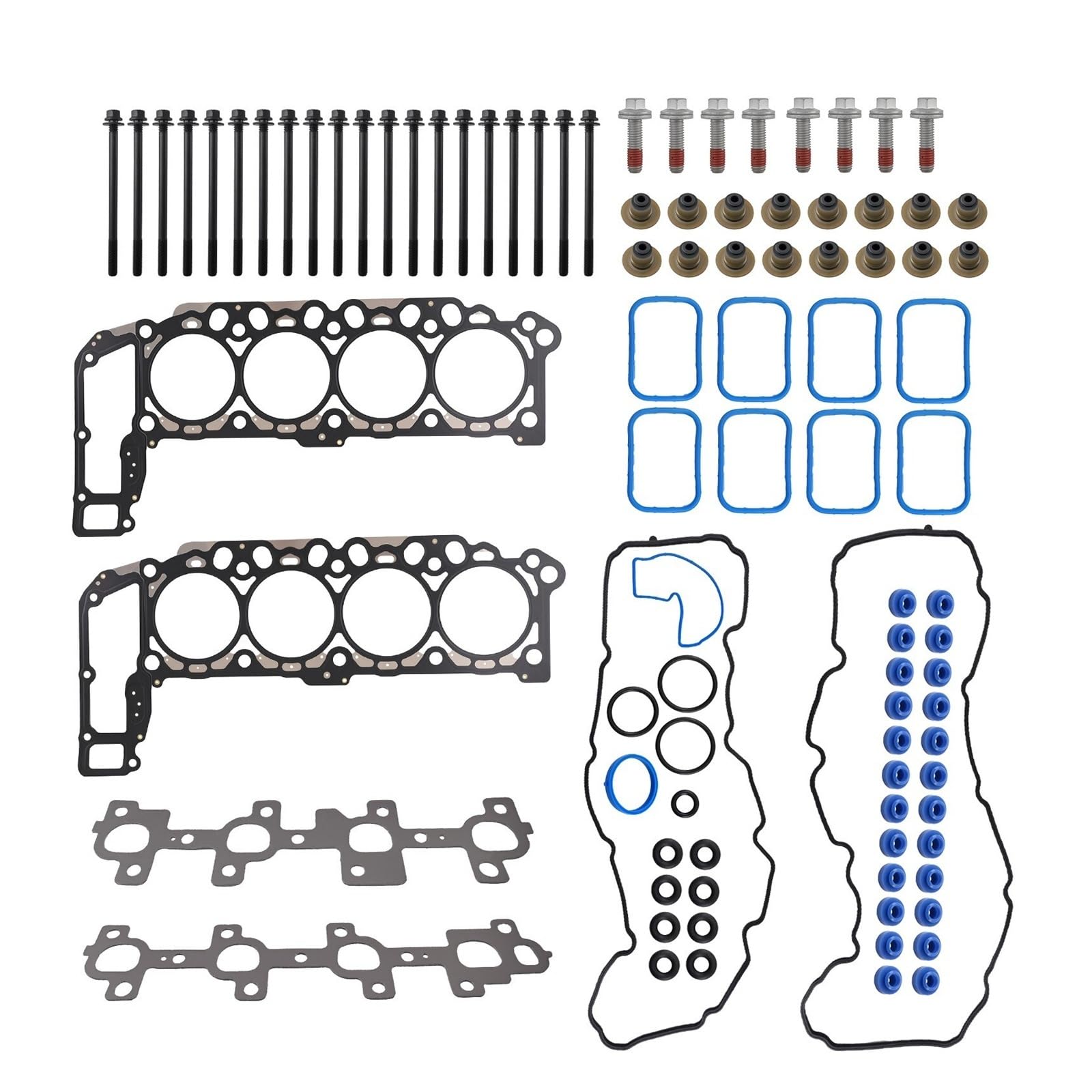 Set Di Guarnizioni Della Testata Motore E Bulloni Del Cilindro for Autoveicoli for V8 Da 4,7 Litri 2004-2007 ES71129 Con MLS Kit Completo Paraolio