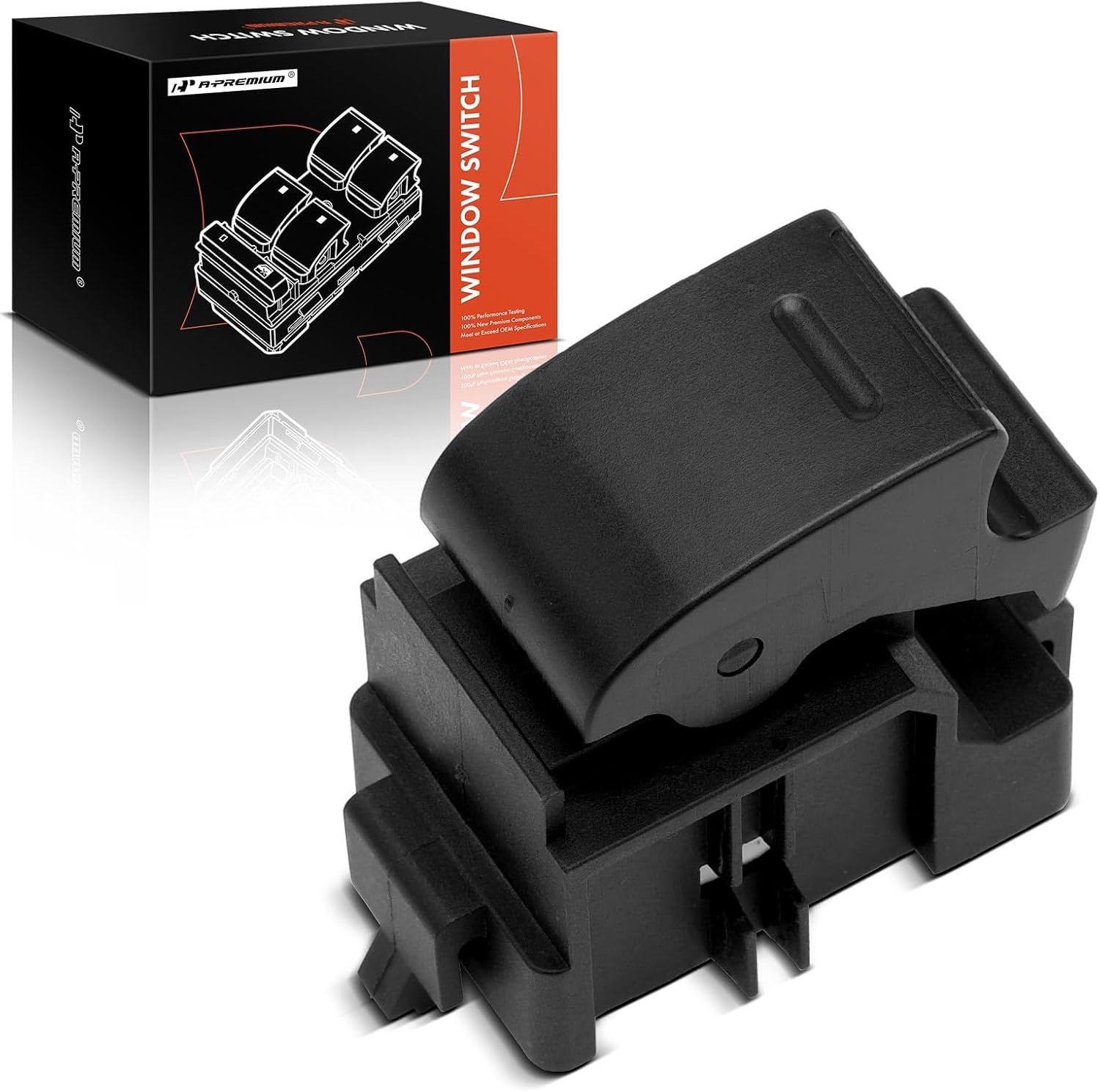 A-Premium Power Window Switch Compatible with Toyota Land Cruiser 1991-1997, Camry 1989-1996, Corolla 1990-1993 & Lexus LX450 1996-1997, Front Right or Rear Side, Replace# 8481032070