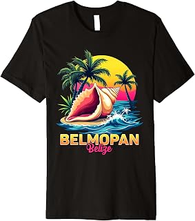 Belmopan Belize Beach Caribbean Vacation Travel Premium T-Shirt