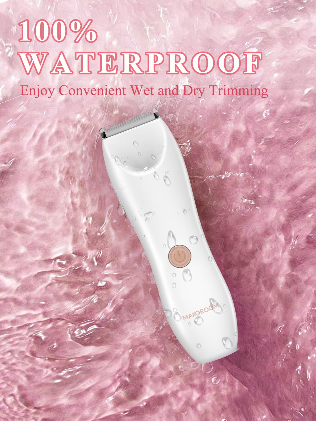 MAXGROOM Bikini Trimmer for Women, Intimate Grooming Ceramic