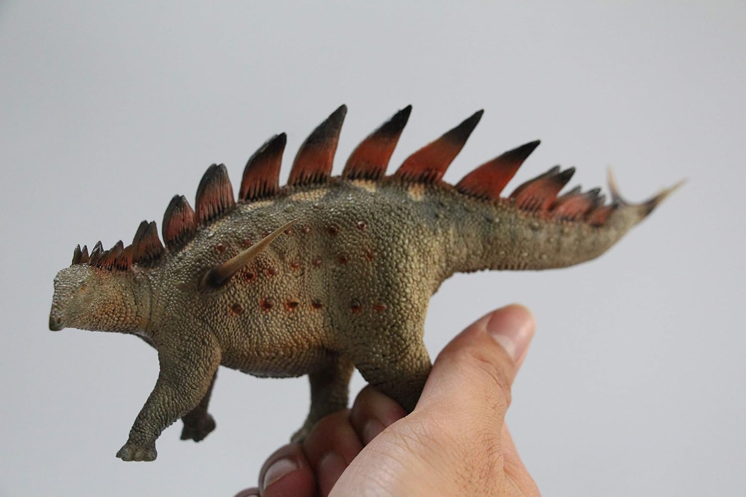 Tuojiangosaurus Figure Realistic Stegosauridae Dinosaur PVC Animal Model Decoration Gift
