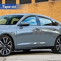 Vista 65 de Viseras de ventana in-Channel, protectores contra la lluvia para 2011-2023 Dodge Charger, visores de ventilación de ventana con deflectores