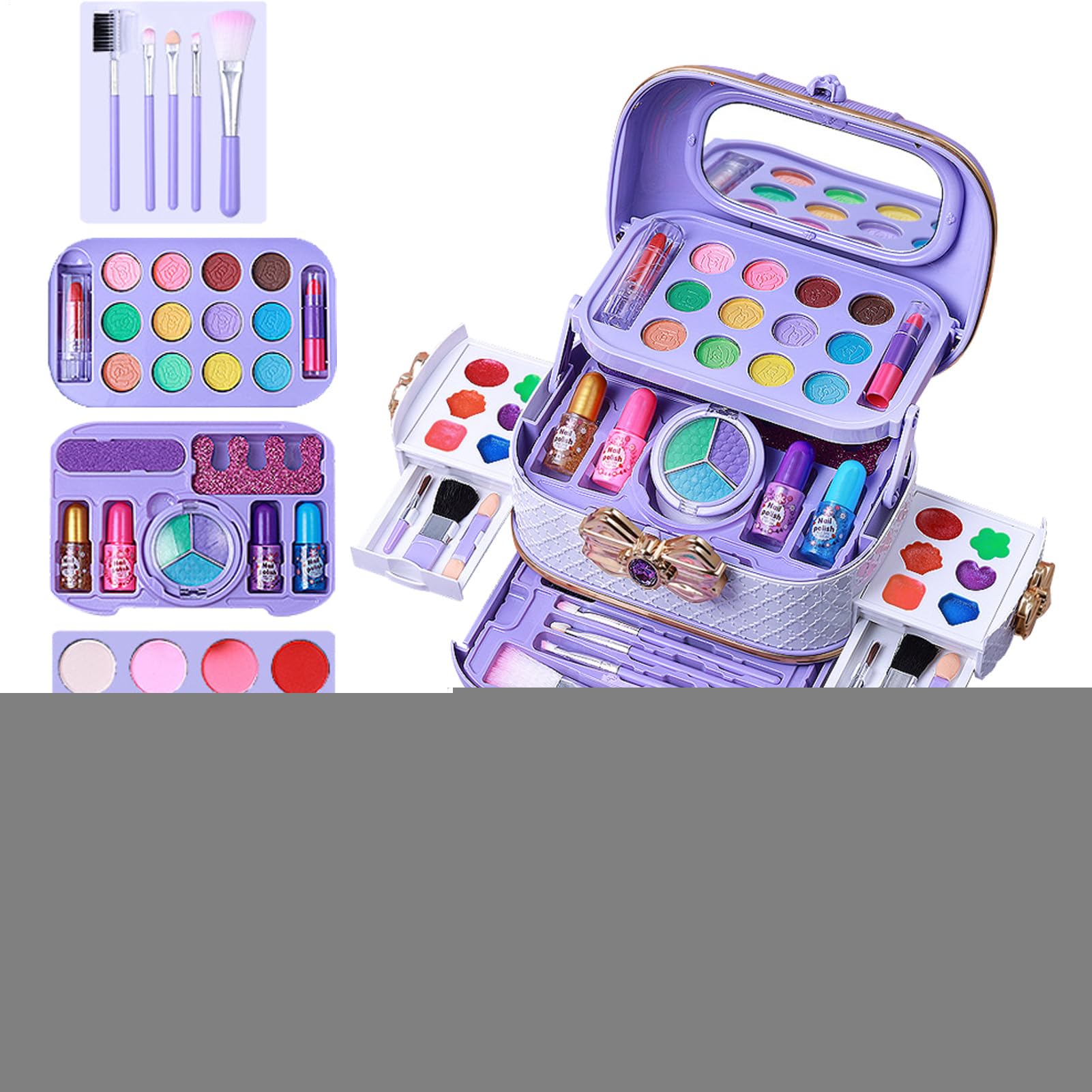 Kit de Maquillage pour ,Ensembles de Maquillage pour pour Filles