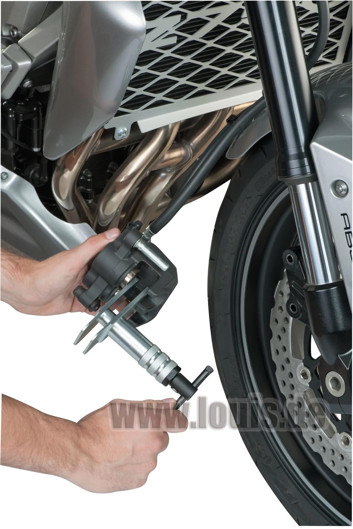 Allarga Pinze Pastiglie Freno Universale Professionale – Utensile Arretratore Pistoni Freno Compatibile con Moto – Strumento Attrezzo per Manutenzione e Riparazione Freni
