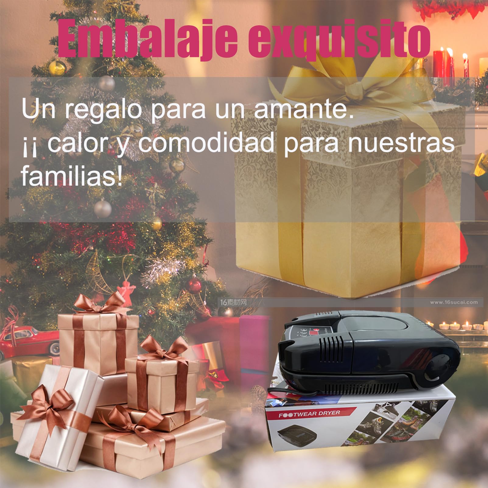 Secador de botas y zapatos, secador de guantes, estante ajustable portátil, temporizador, diseño plegable, secado rápido para zapatos, guantes, sombreros, calcetines Secador de botas y zapatos