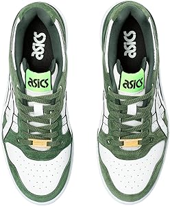 Amazon.com | ASICS Men's EX89 Sportstyle Shoe (White/White/Olive