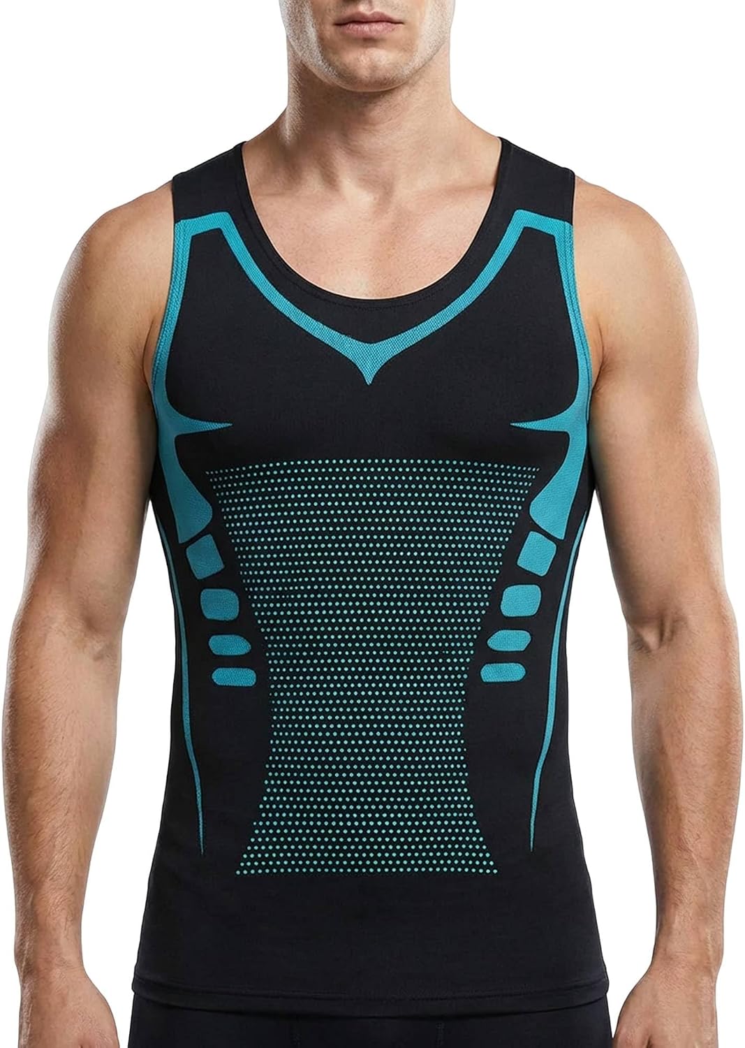Gynecomastia Compression Shirt Men Shapewear Tank Top Muscle Sleeveless Workout Shirts Tummy Control Undershirts