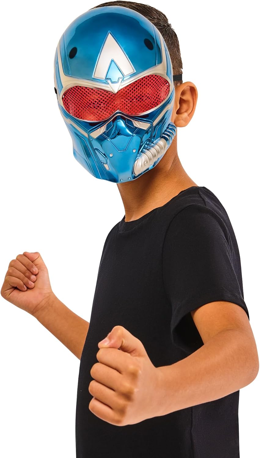 RUBIE'S Official Marvel Captain America Brave New World Plastic Mask One Size Carnival