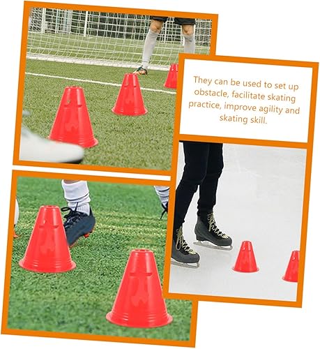Miniatura 4 de GALPADA 20Pcs Small High Sports Training Cones for Soccer and Roller Skating Agility Drills Portable Markers for School Practice and Speed Control