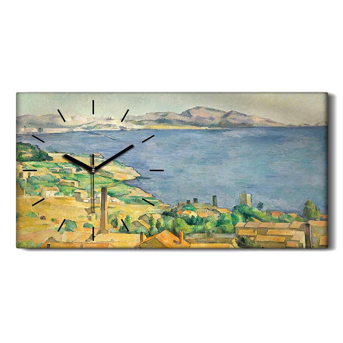 Horloge sur toile mécanisme silencieux fini le bruit stressant du tic-tac
