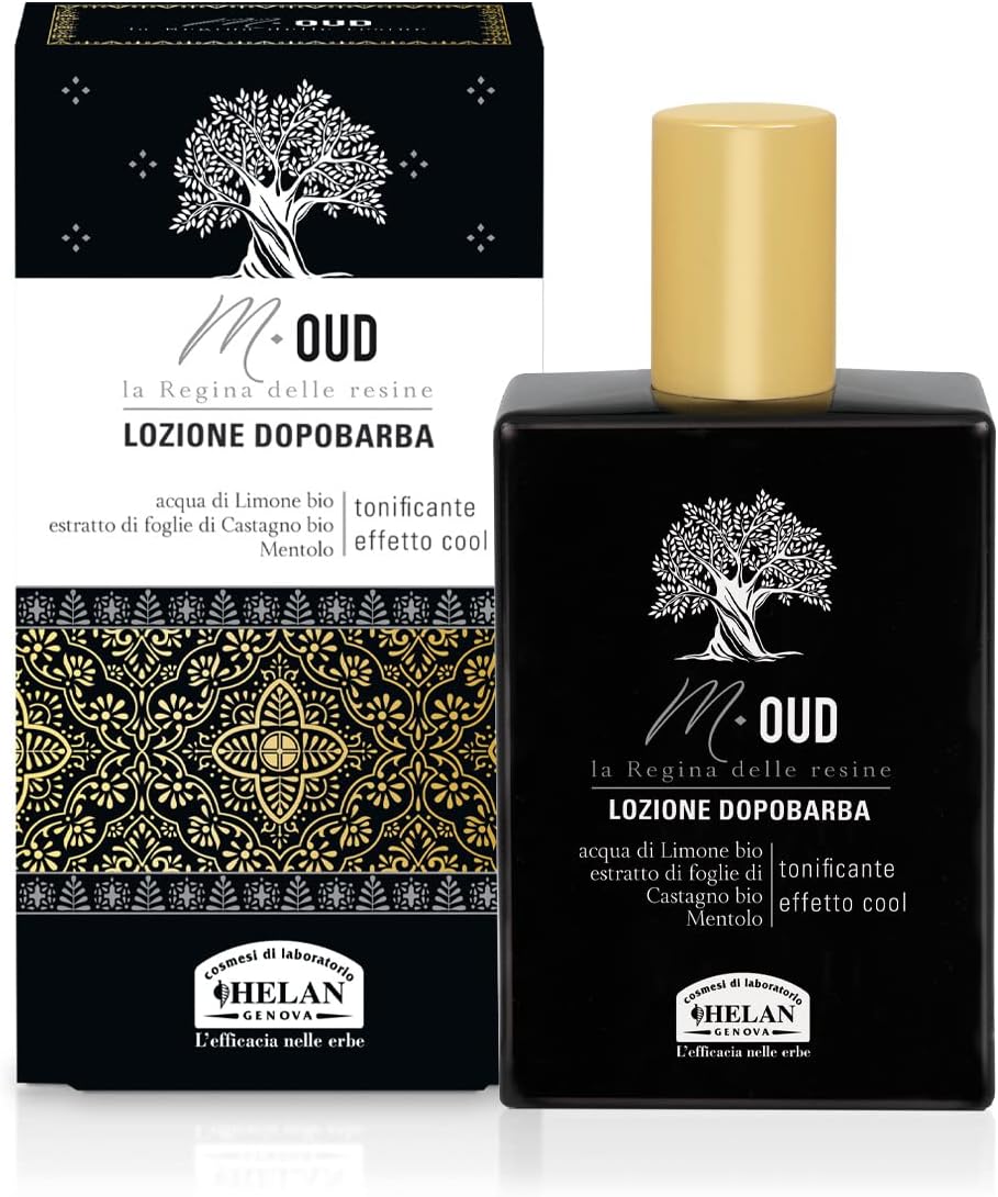 Helan, M Oud Mens Aftershave Refreshing & Invigorating, Calming