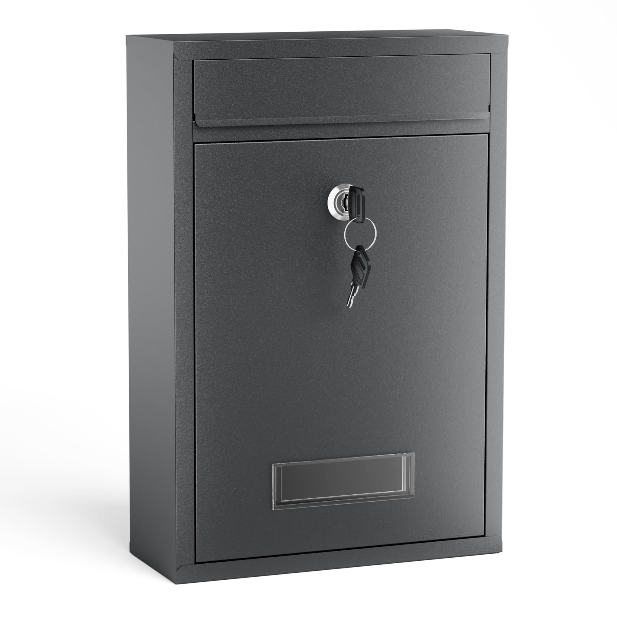 Design Mailbox V2 anthracite Letterbox Postbox Pillar Letter Mail Post Box