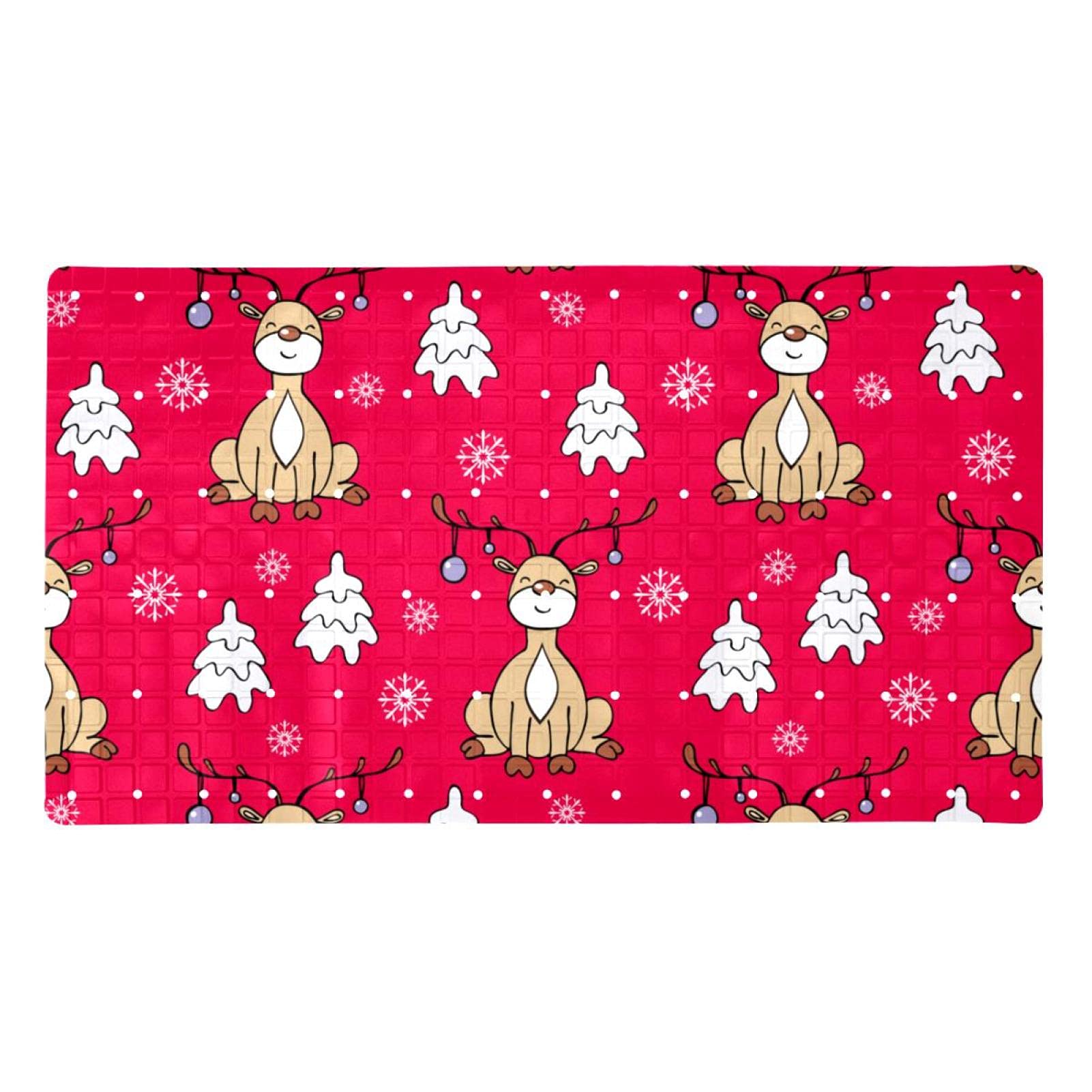 Tapis de salle de bain antidérapant, cadeau déco de Noël utile pour la maison