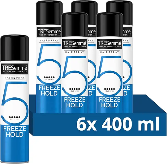 Vavoom Freezing Spray: Tresemme Freeze Hold Hairspray - 24H Frizz Control & Strong Hold 400ml
