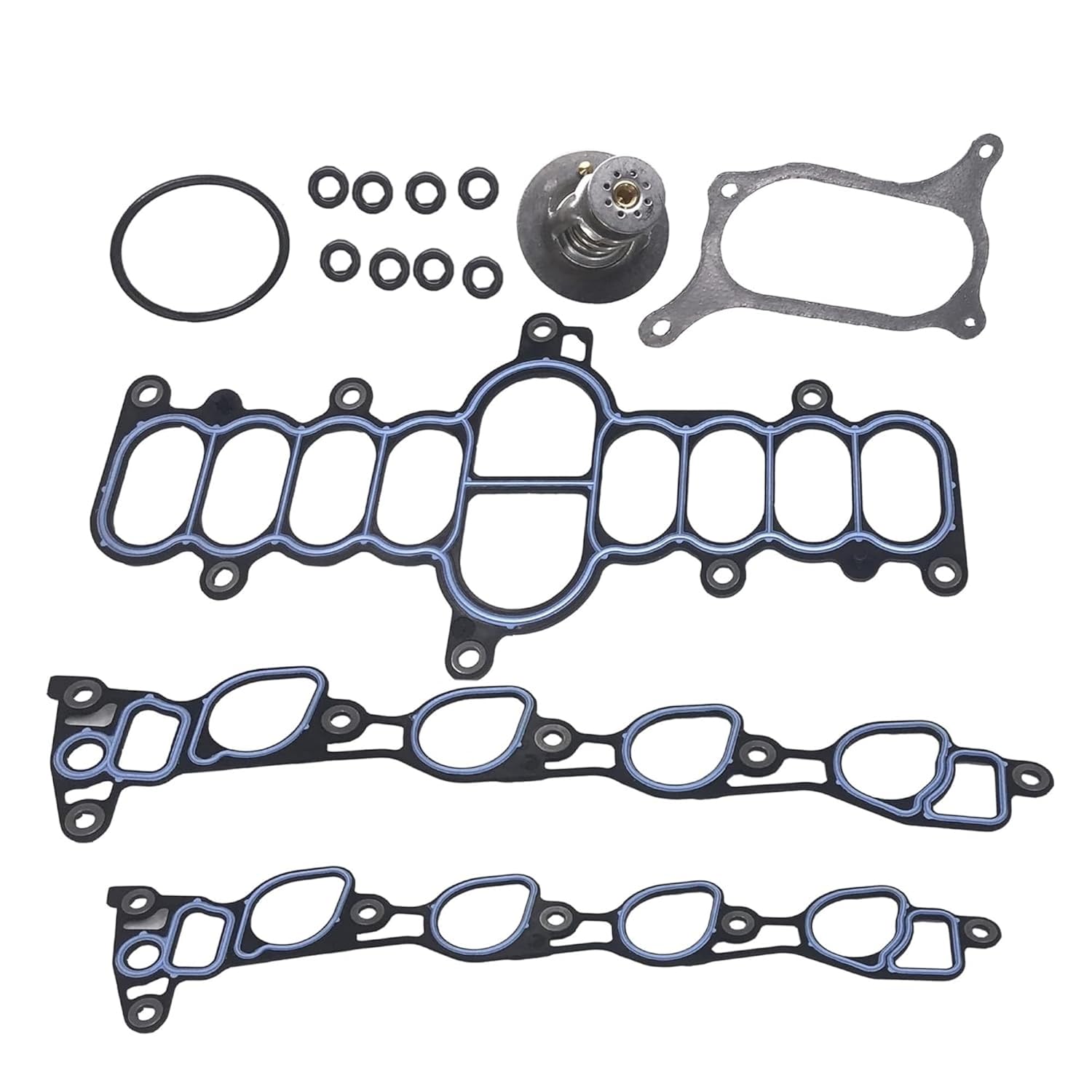 Intake Manifold Gasket Set for Ford Econoline for Ford Expedition for Ford F-150 for Ford Crown Victoria for Lincoln Town Car for Mercury Grand Marquis for Ford Lobo for Ford Mustang 1996-01