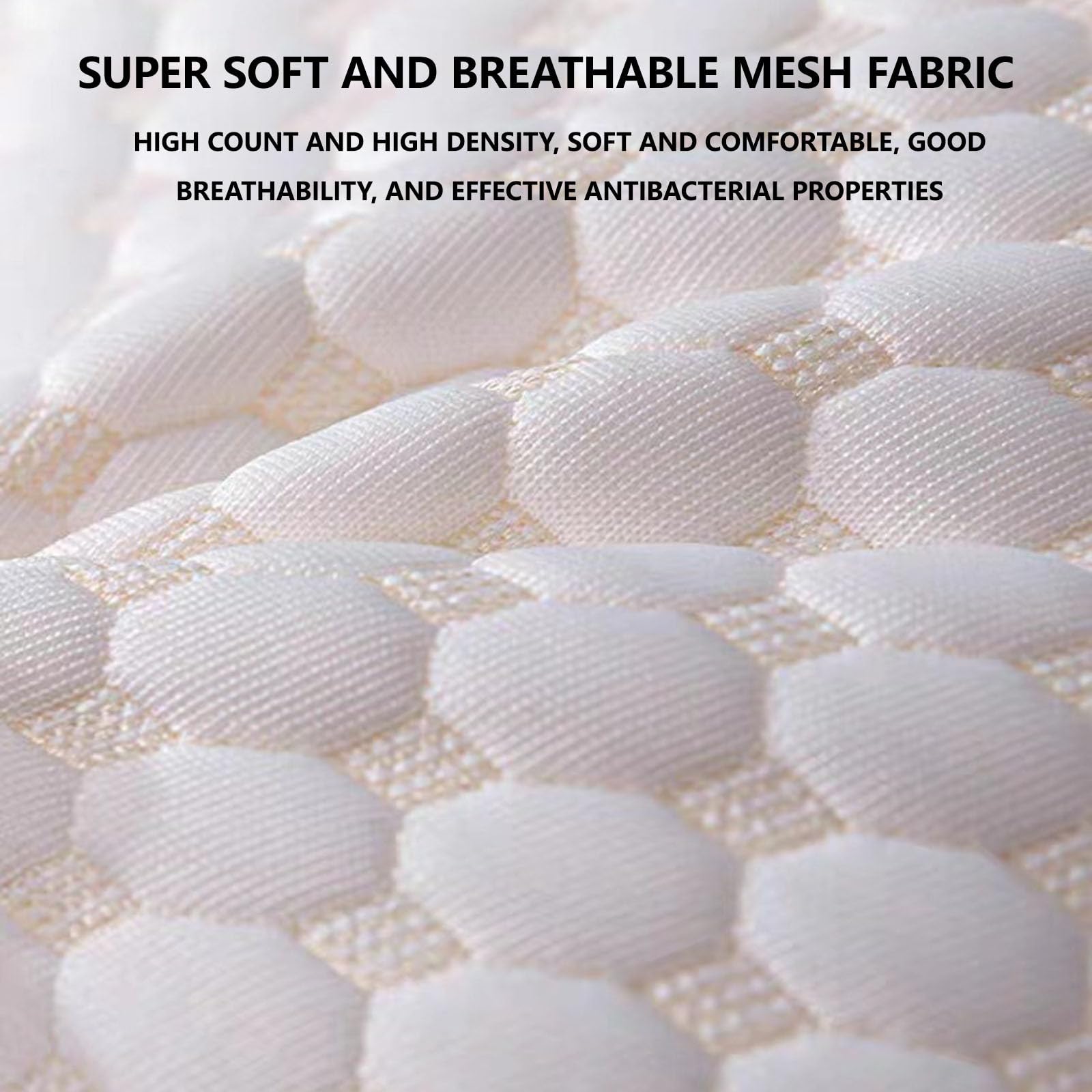 Cuscino per dormire non collassante, morbido cuscino in memory foam per colonna cervicale per adulti e studenti, comodo cuscino per massaggio al collo in cotone lavorato a maglia, 75 x 48 cm (2