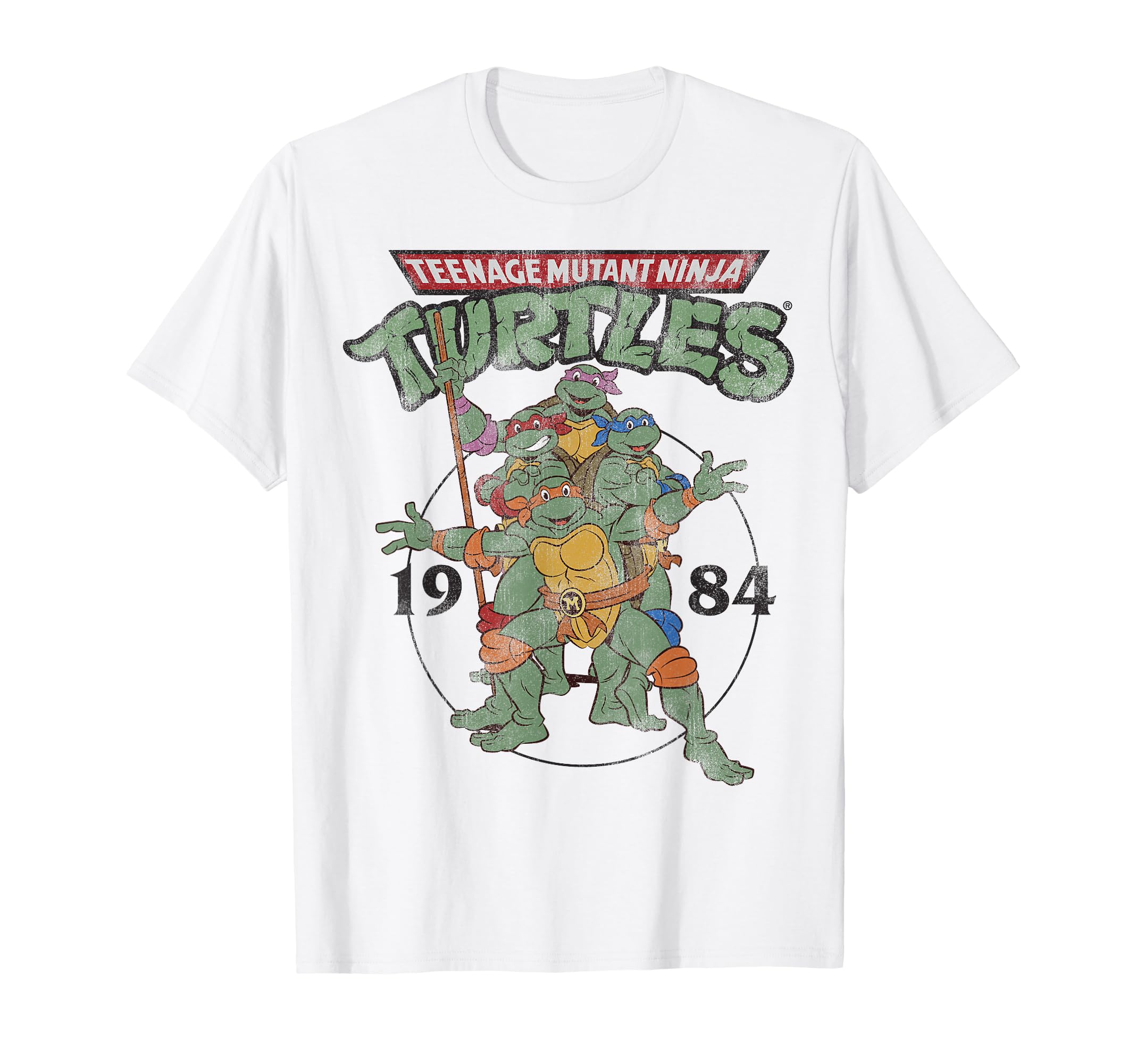 Teenage Mutant Ninja Turtles Classic Circle 1984 Tee-Shirt T-Shirt