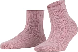 FALKE Women's Bedsock Socks Breathable Climate-Regulating Odour-Neutralising Angora Wool Blend Thick Ribbed Fluffy Warm Soft Wide Top For A Soft Grip On The Leg Ideal For Relaxing 1 Pair