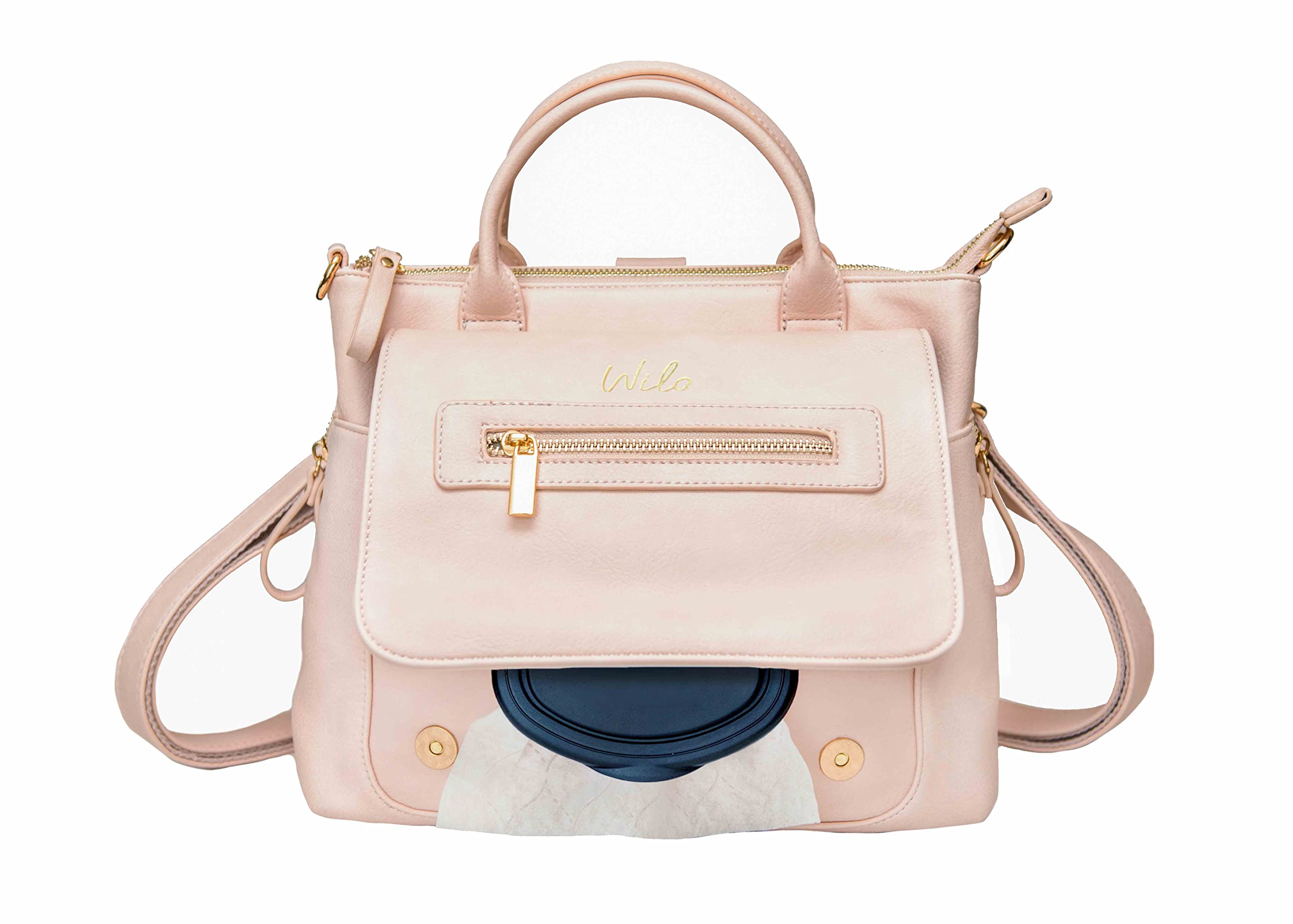 Wilo Mini Baby Diaper Backpack Purse Small Stylish Bag Purse